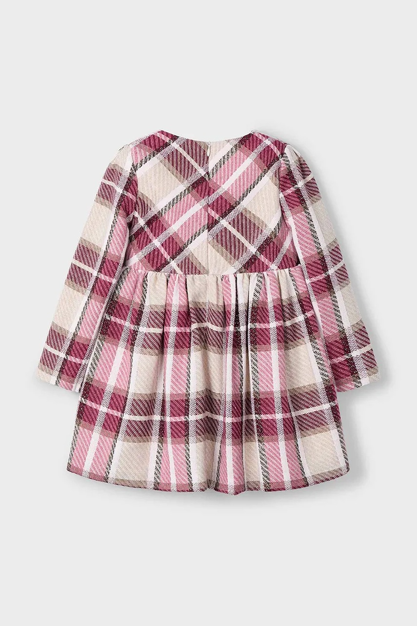 Детское платье Mayoral цвет красный mini расклешённое 4924 Детское платье Mayoral цвет красный mini расклешённое 4924