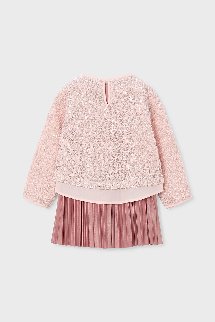 Детское платье Mayoral цвет розовый mini расклешённое 4925