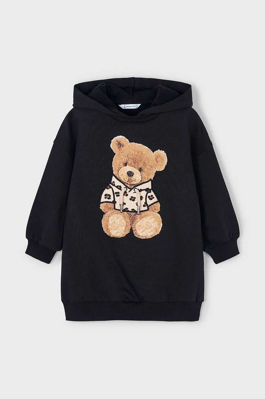 Детское платье Mayoral цвет чёрный mini oversize 4928