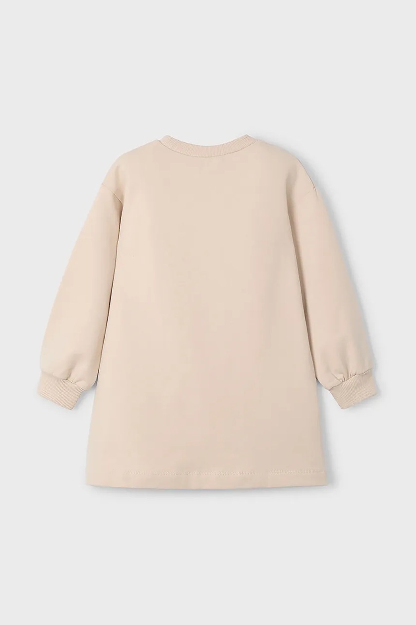 Детское платье Mayoral цвет бежевый mini прямое 4929