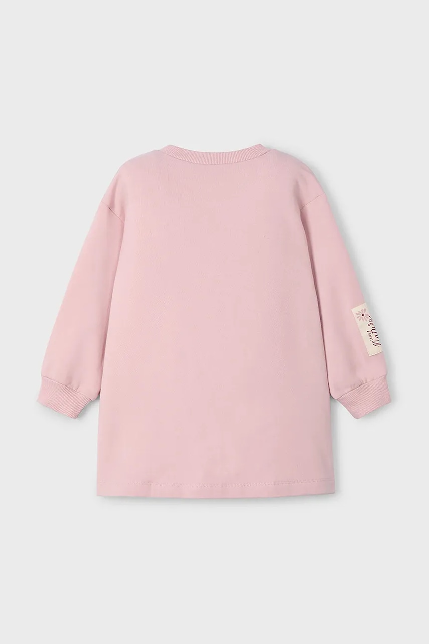 Детское платье Mayoral цвет розовый mini прямое 4929 Детское платье Mayoral цвет розовый mini прямое 4929