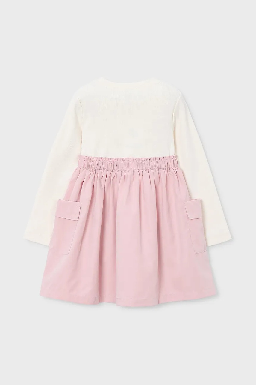 Детское платье Mayoral цвет розовый mini расклешённое 4930