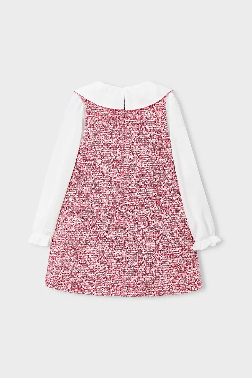 Детское платье Mayoral цвет розовый mini прямое 4990