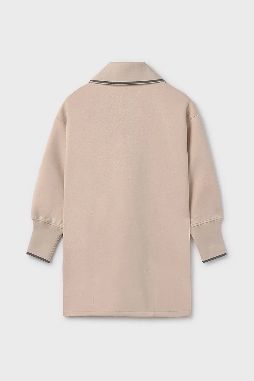 Детское платье Mayoral цвет бежевый mini oversize 7912 Детское платье Mayoral цвет бежевый mini oversize 7912