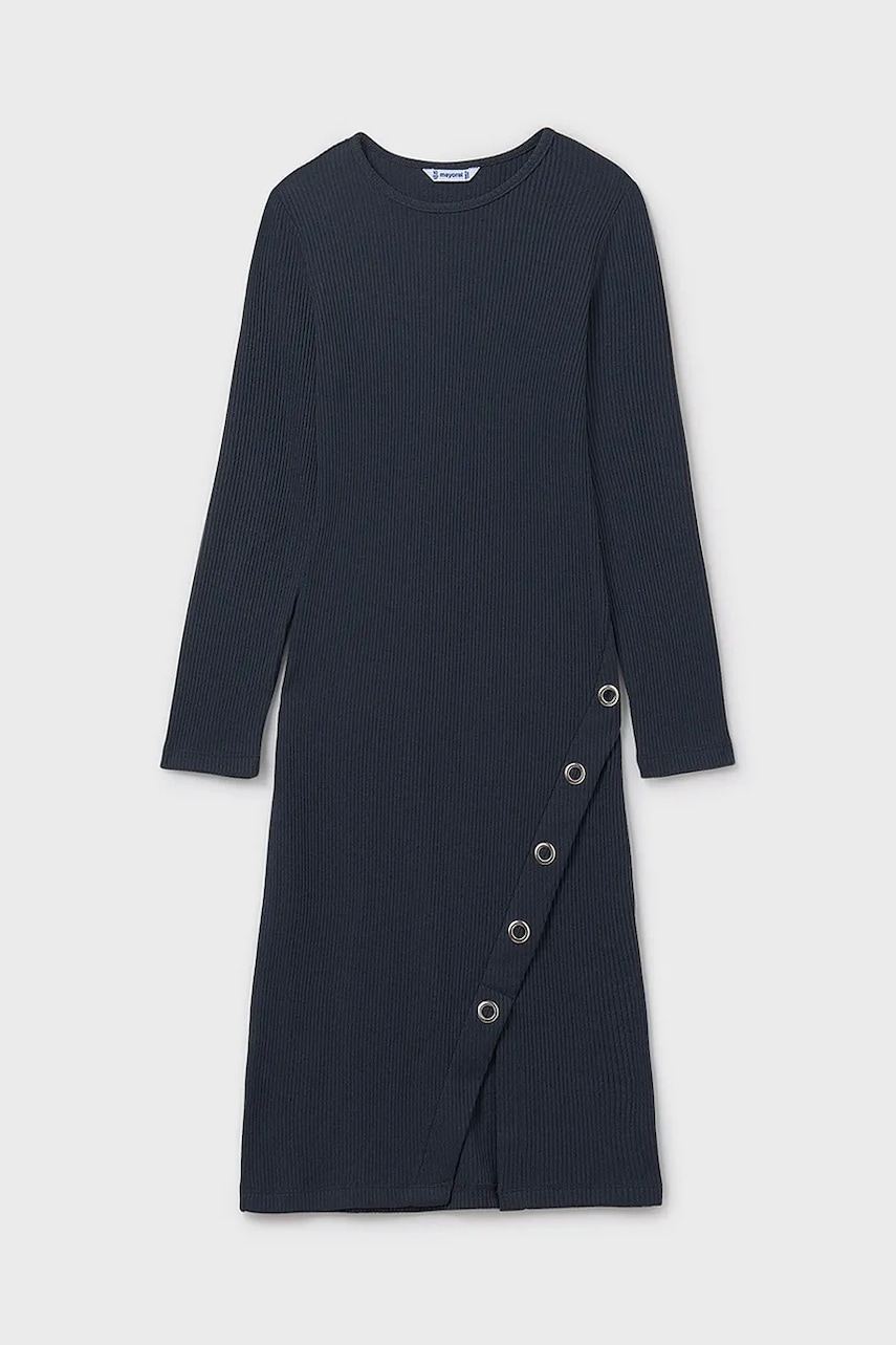 Детское платье Mayoral midi облегающее 7915 Детское платье Mayoral midi облегающее 7915