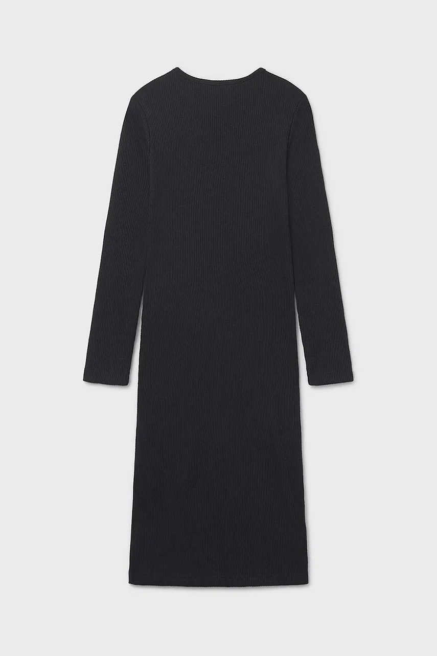 Детское платье Mayoral цвет чёрный midi облегающее 7915