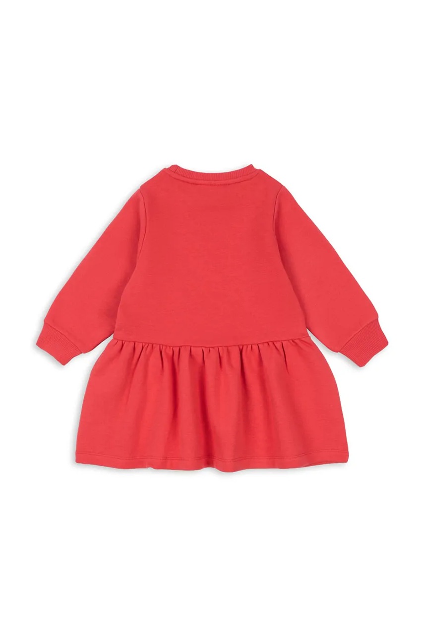 Платье Konges Sløjd LOU SEQUIN SWEAT DRESS OCS цвет красный mini расклешённое KS103864 Платье Konges Sløjd LOU SEQUIN SWEAT DRESS OCS цвет красный mini расклешённое KS103864