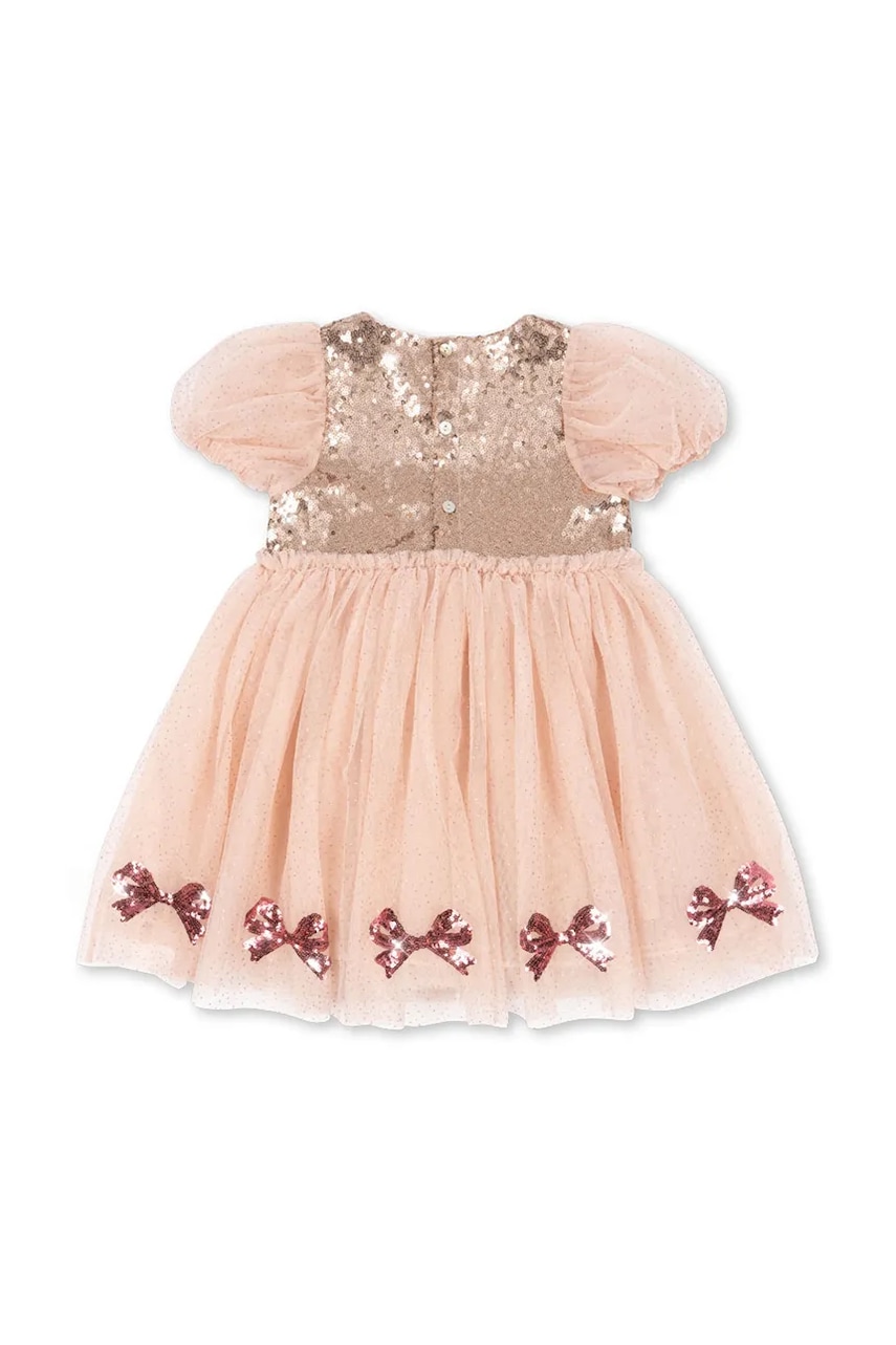 Детское платье Konges Sløjd MEI DRESS цвет розовый mini расклешённое KS103906 Детское платье Konges Sløjd MEI DRESS цвет розовый mini расклешённое KS103906