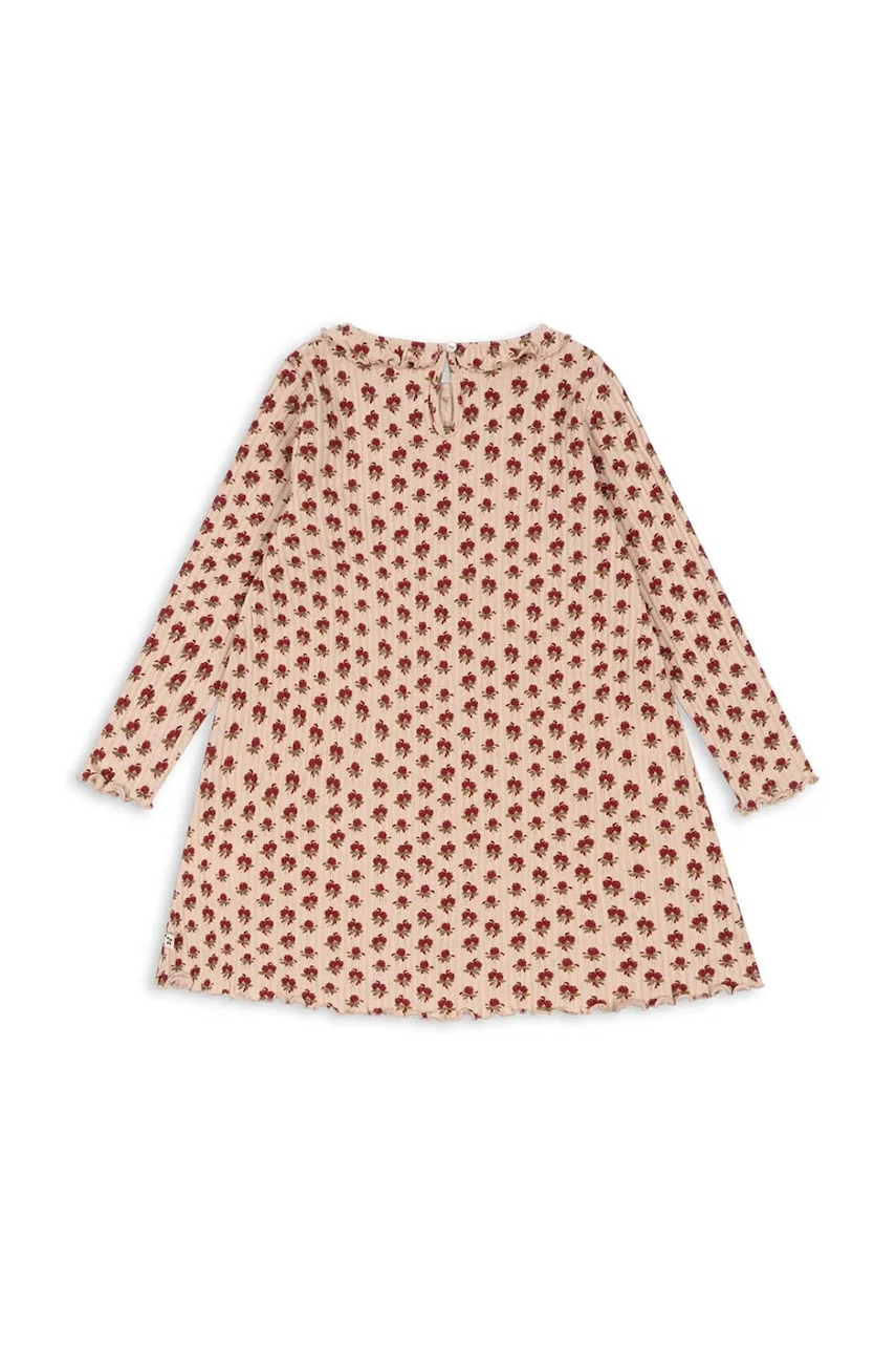 Детское платье Konges Sløjd NIA DRESS GOTS цвет оранжевый mini расклешённое KS103942 Детское платье Konges Sløjd NIA DRESS GOTS цвет оранжевый mini расклешённое KS103942