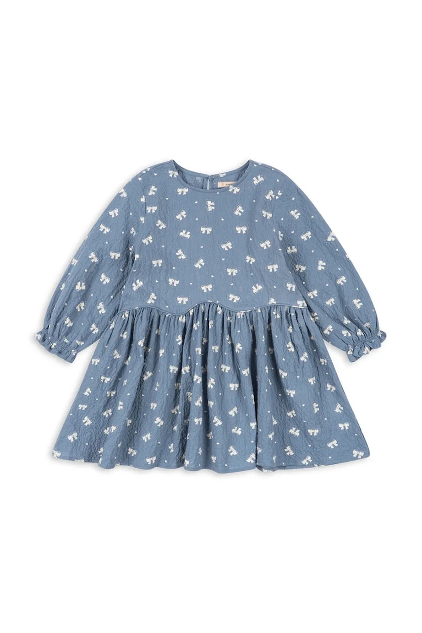 Konges Sløjd rochie fete VIDA DRESS GOTS mini, evazați, KS104033