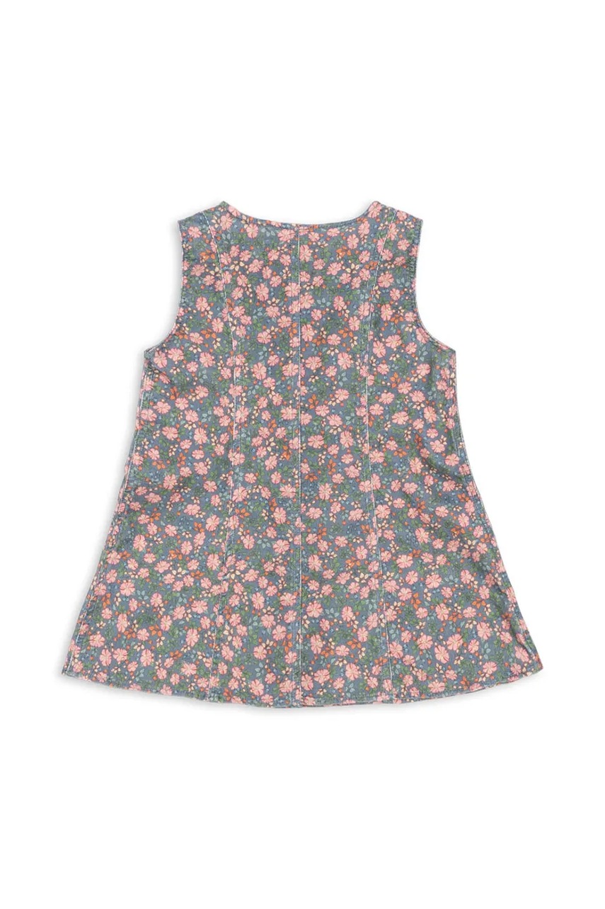 Дитяча бавовняна сукня Konges Sløjd CARA DRESS GOTS mini розкльошена KS103740