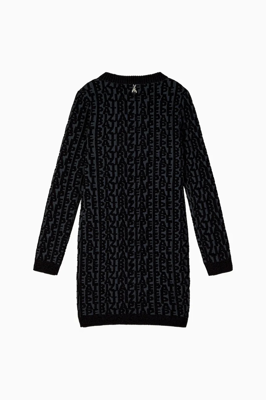 Детское платье Patrizia Pepe K210 цвет синий mini прямое 7A0603 Детское платье Patrizia Pepe K210 цвет синий mini прямое 7A0603