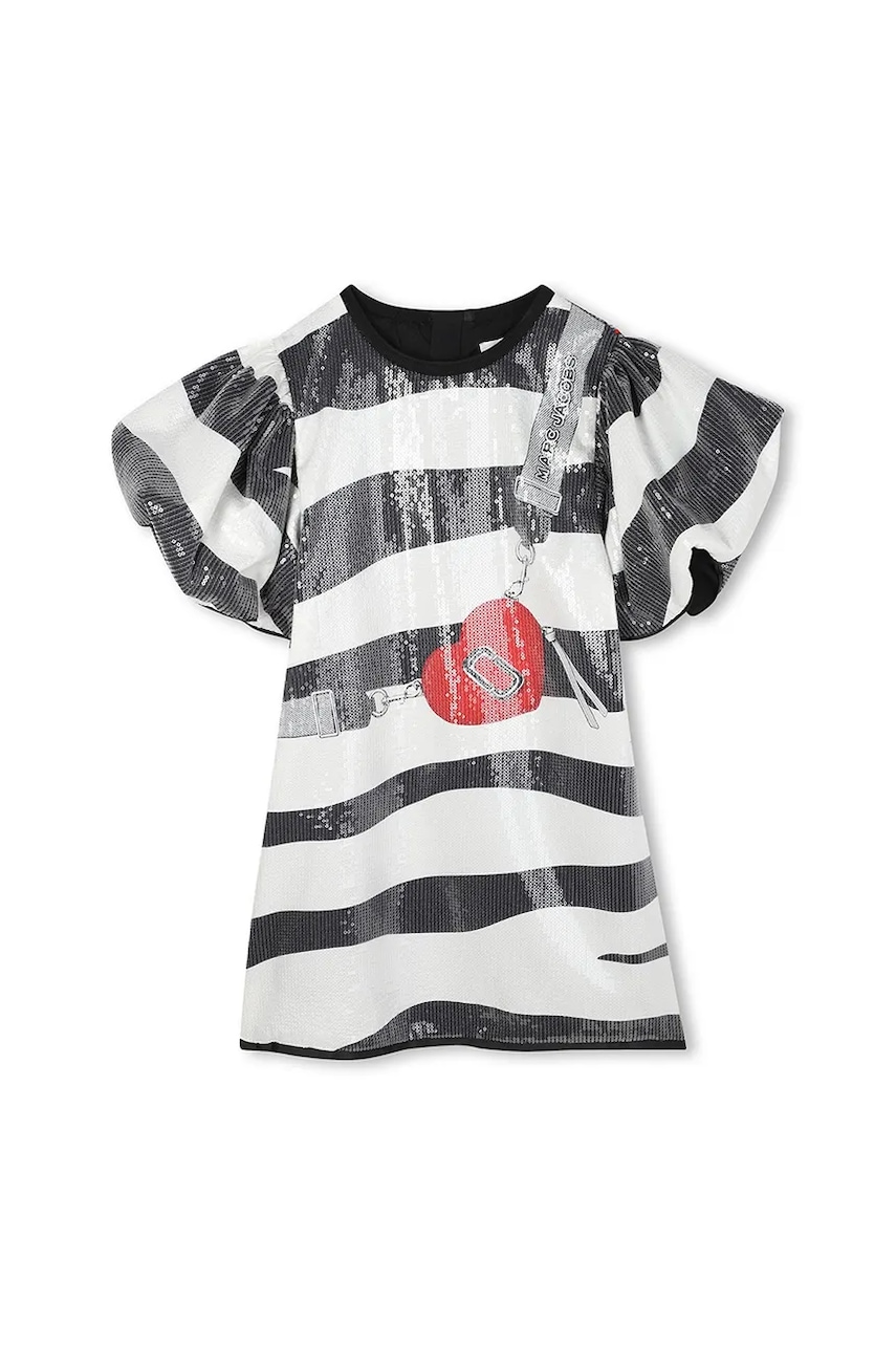 Детское платье Marc Jacobs цвет чёрный mini oversize W60601 Детское платье Marc Jacobs цвет чёрный mini oversize W60601