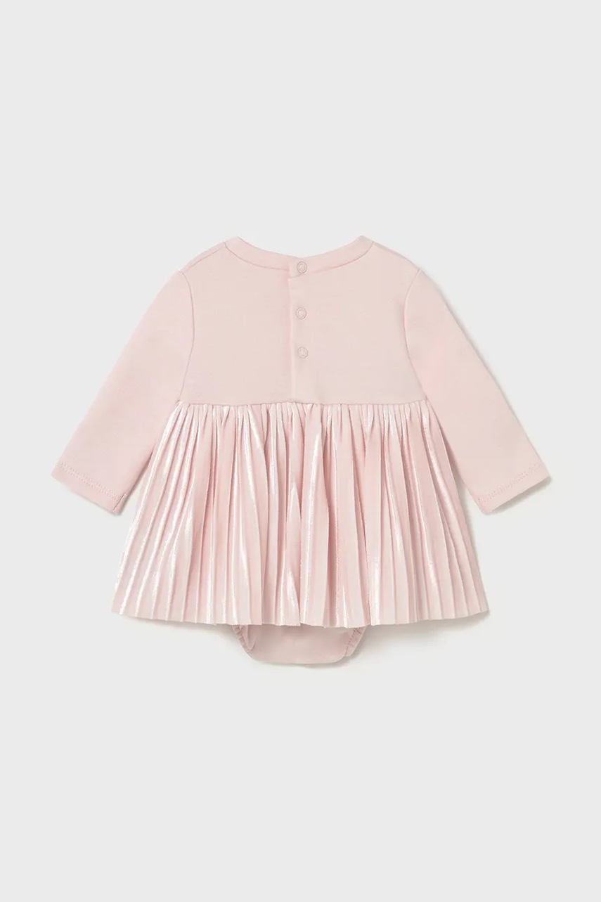 Платье для младенцев Mayoral Newborn цвет розовый mini расклешённое 2812