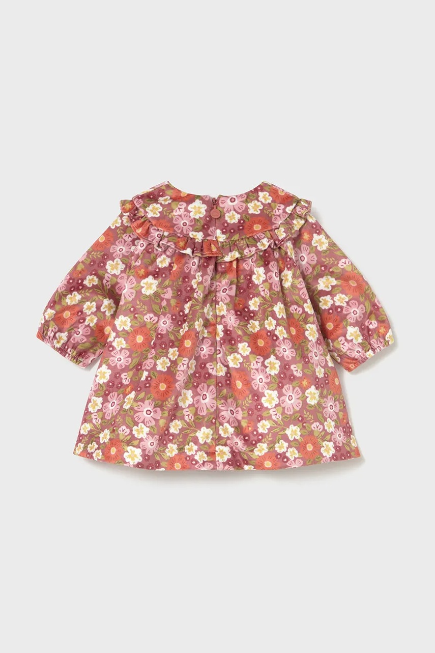 Платье для младенцев Mayoral Newborn цвет розовый mini расклешённое 2822