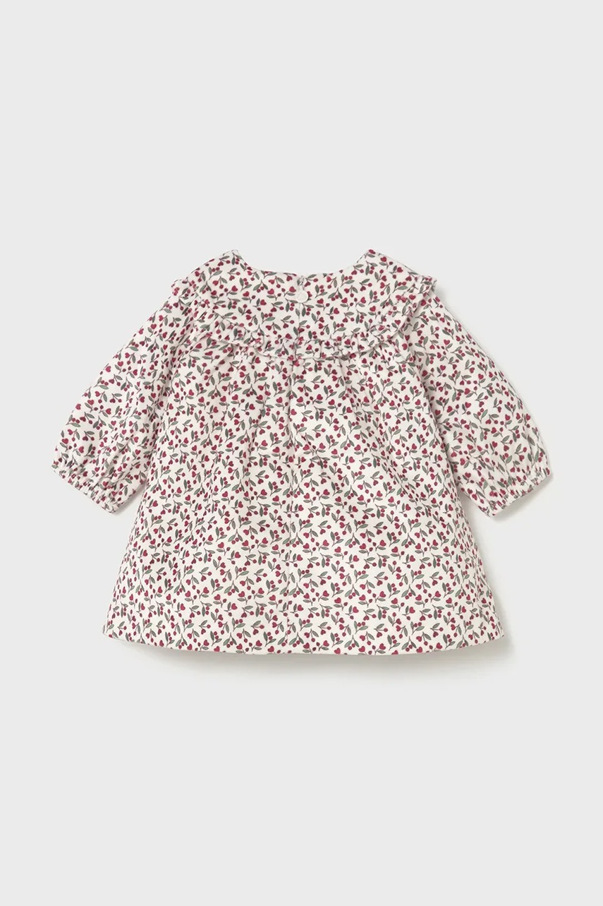 Платье для младенцев Mayoral Newborn цвет красный mini расклешённое 2822