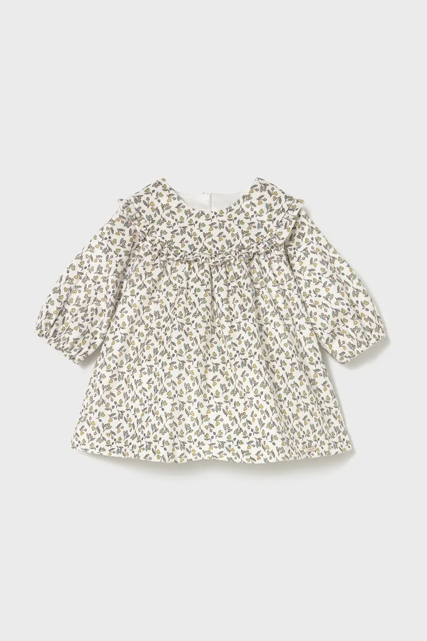 Mayoral Newborn rochie bebe culoarea verde, mini, evazați, 2822