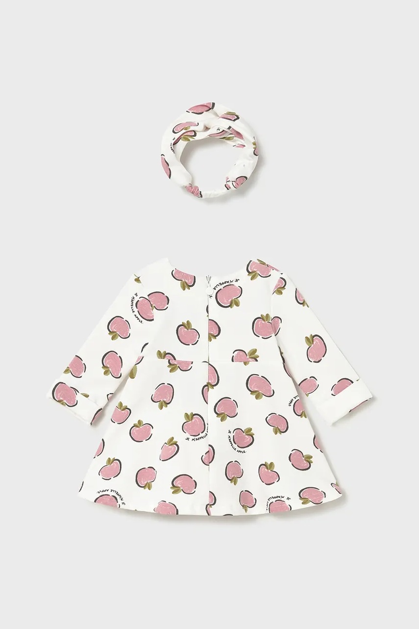 Платье для младенцев Mayoral Newborn цвет розовый mini расклешённое 2827