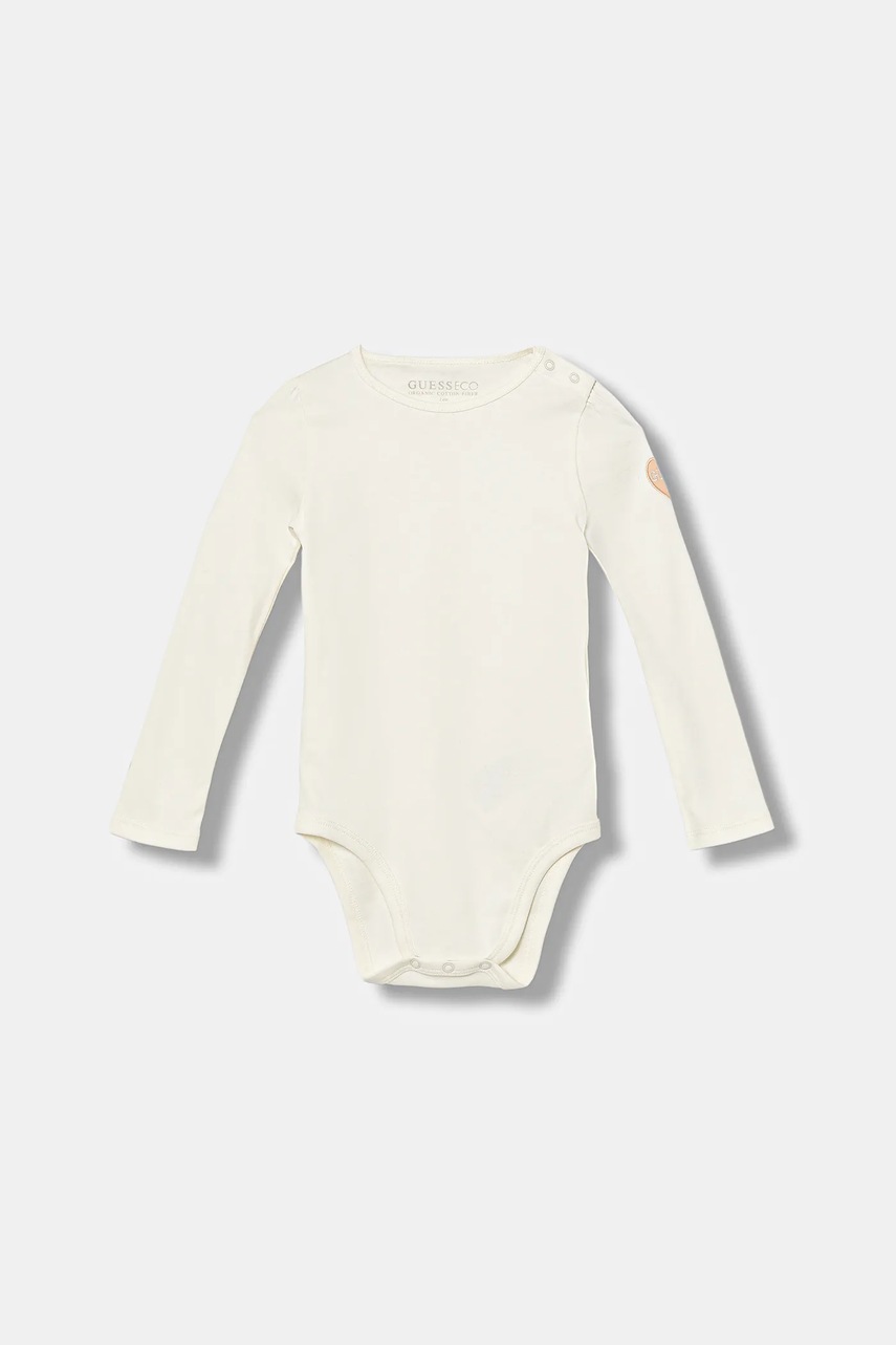 Детский хлопковый комплект Guess цвет бежевый A5BG09 KA6W4