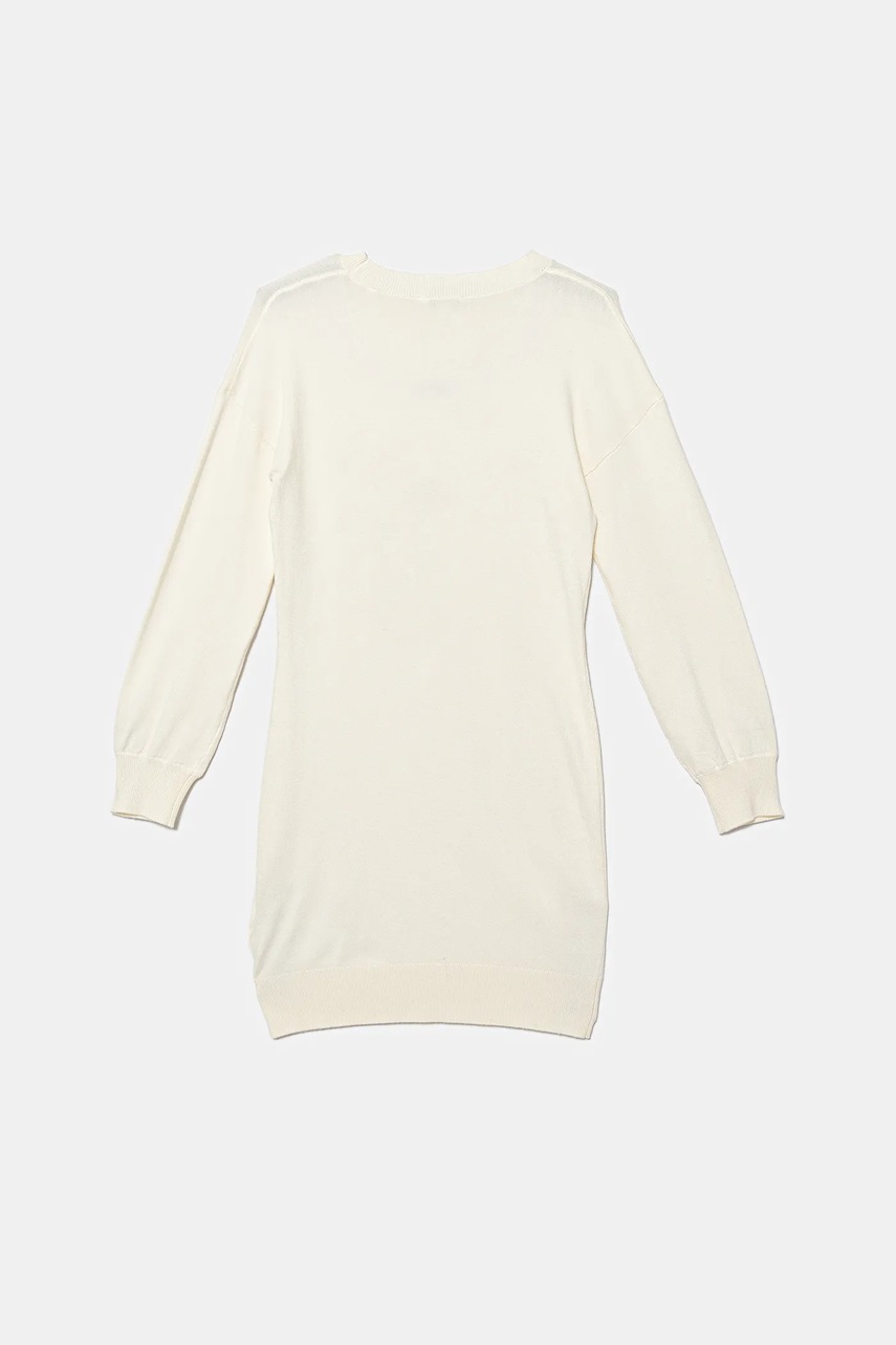 Детское платье Guess цвет бежевый midi прямое J5BK20 Z2NQ2 Детское платье Guess цвет бежевый midi прямое J5BK20 Z2NQ2