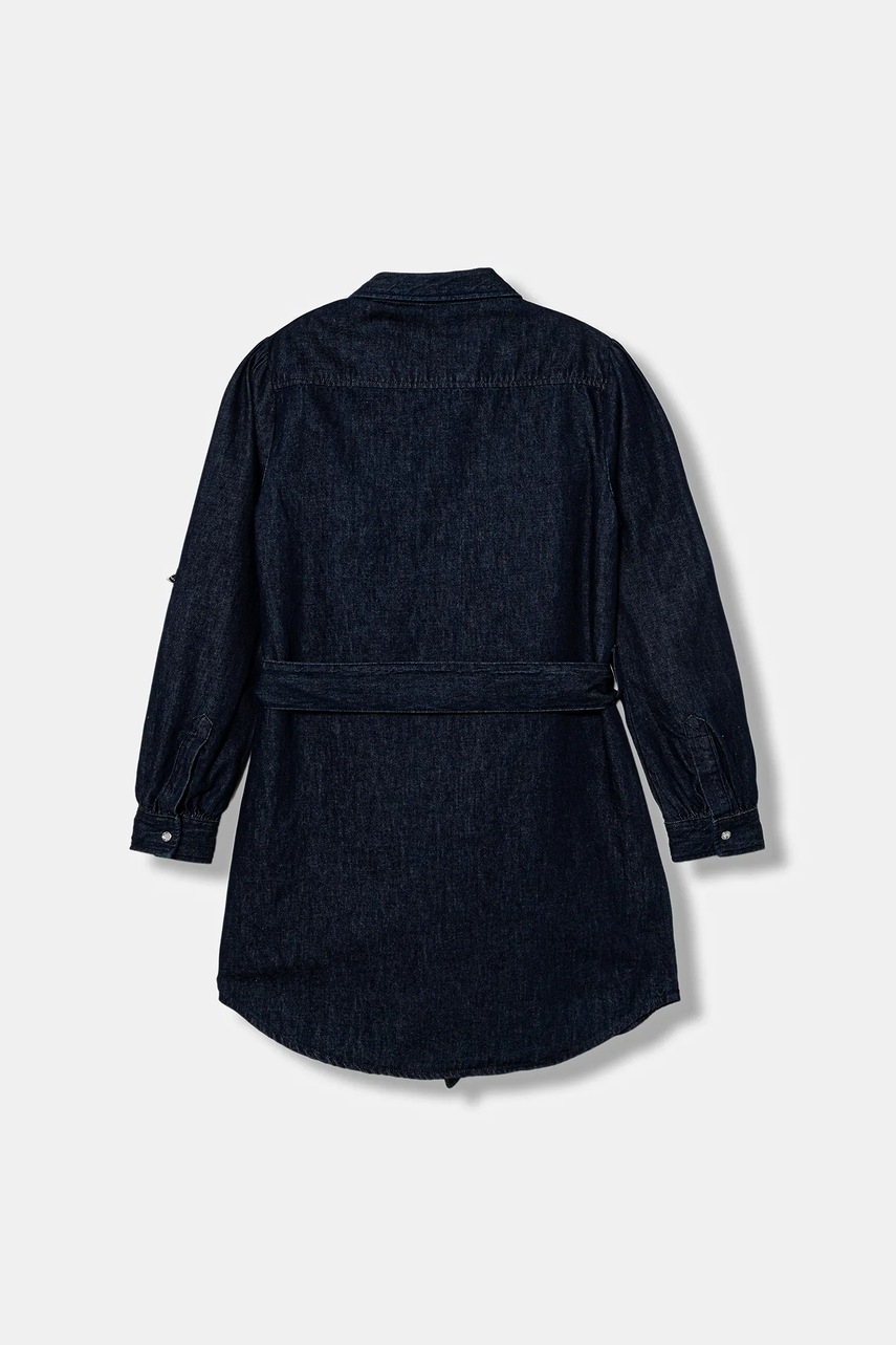 Детское джинсовое платье Guess цвет синий mini прямое J5BK22 D4EU0