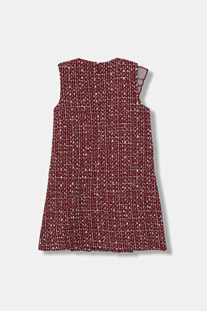 Детское платье с примесью шерсти Guess цвет бордовый mini прямое K5BK04 WGXO0 Детское платье с примесью шерсти Guess цвет бордовый mini прямое K5BK04 WGXO0