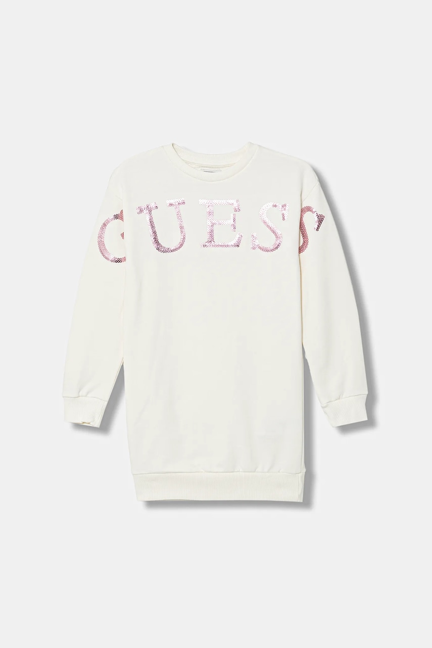 Guess Παιδικό βαμβακερό φόρεμα Guess