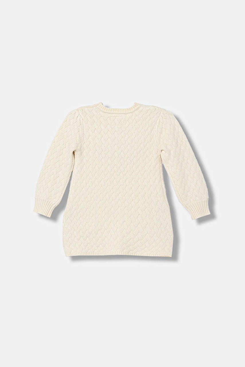 Детское платье Guess цвет бежевый mini расклешённое K5BK20 Z0850