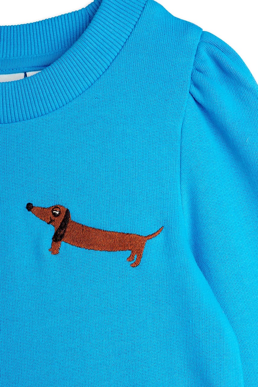 Dievčenské bavlnené šaty Mini Rodini Dog