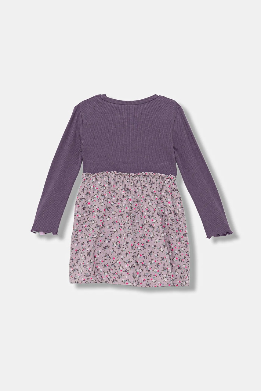 Детское платье United Colors of Benetton цвет фиолетовый mini расклешённое 434ZGV02I