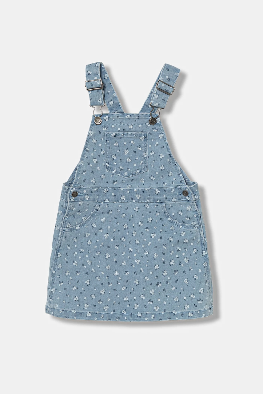 United Colors of Benetton rochie din denim pentru copii mini, drept, 4NZRGT00M