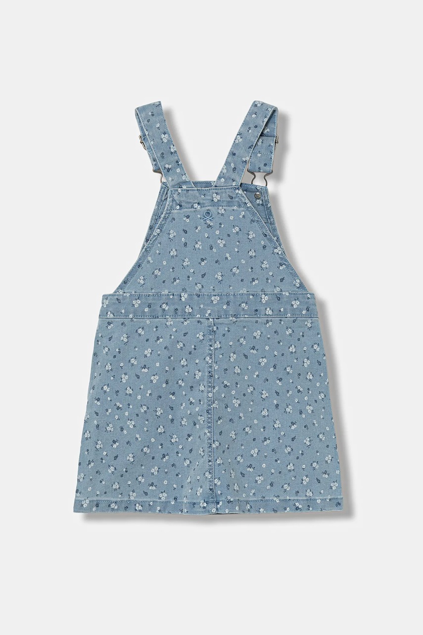 Детское джинсовое платье United Colors of Benetton mini прямое 4NZRGT00M