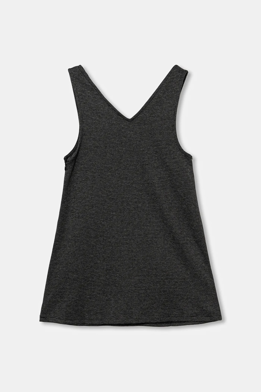 Детское платье United Colors of Benetton цвет серый mini прямое 47W3CV03N