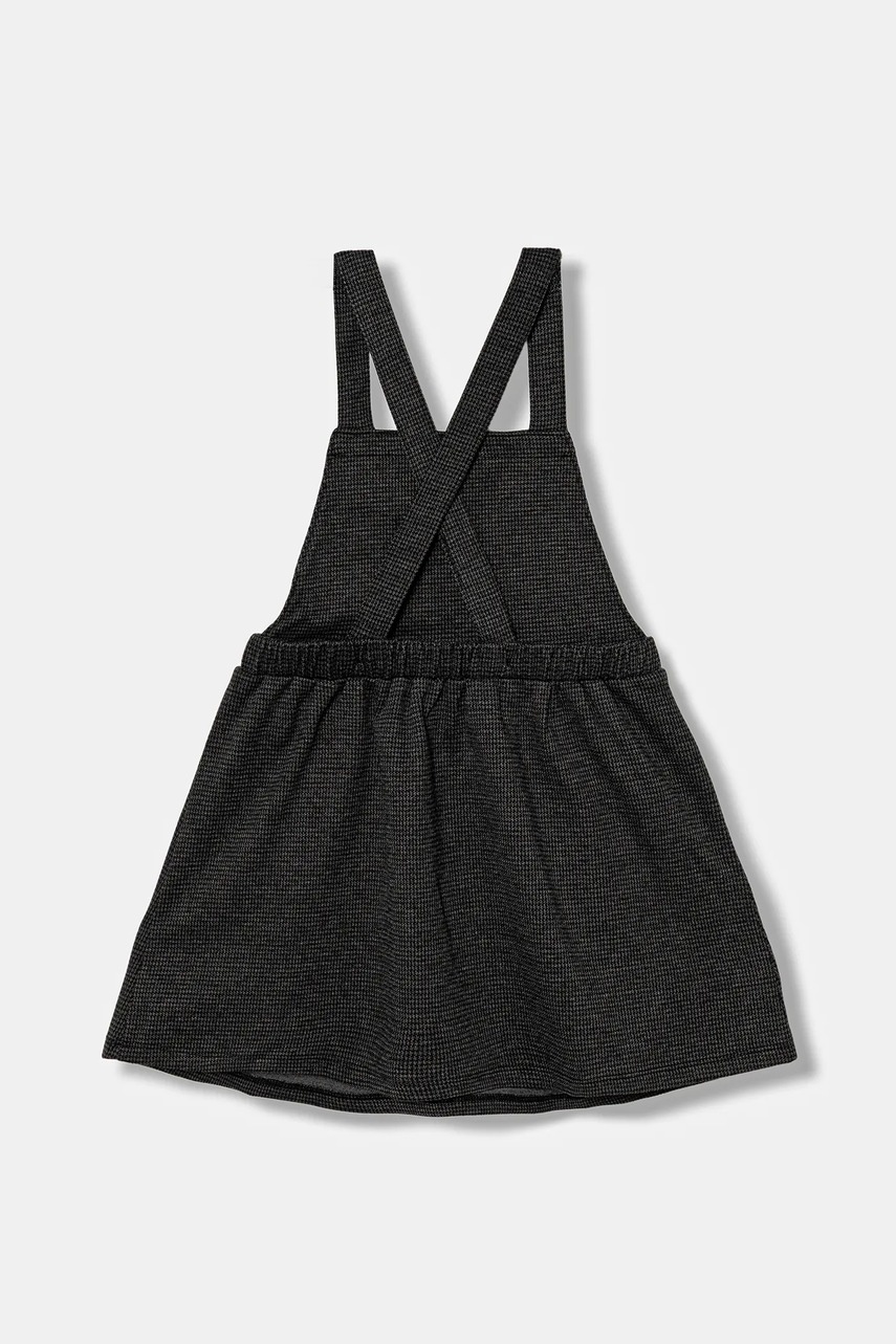 Детское платье United Colors of Benetton цвет серый mini прямое 47W3GT00N