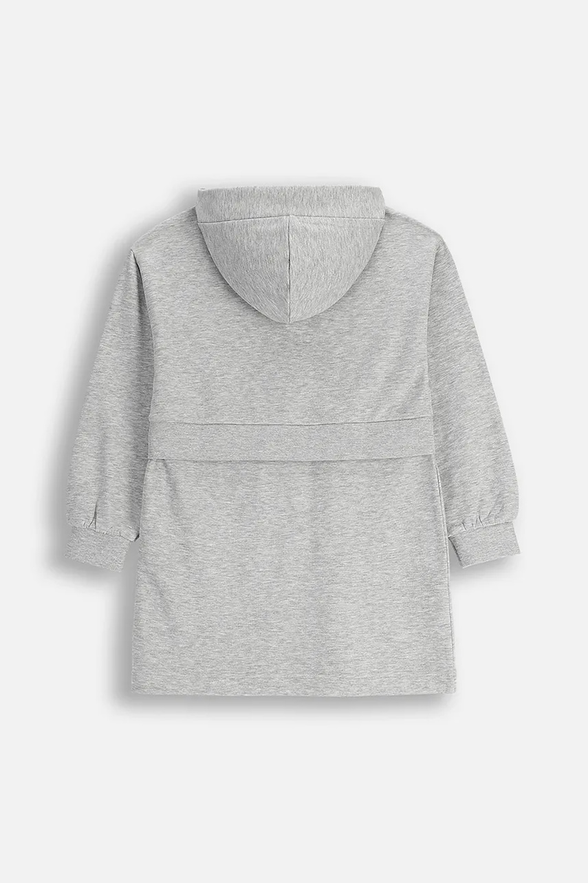 Детское платье Coccodrillo цвет серый mini oversize RAVE GIRL JUNIOR Детское платье Coccodrillo цвет серый mini oversize RAVE GIRL JUNIOR