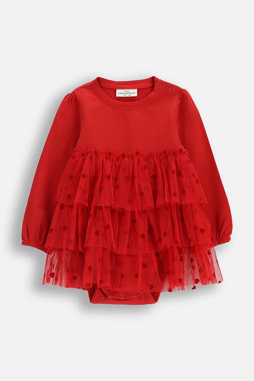 Coccodrillo rochie de bumbac pentru bebeluși