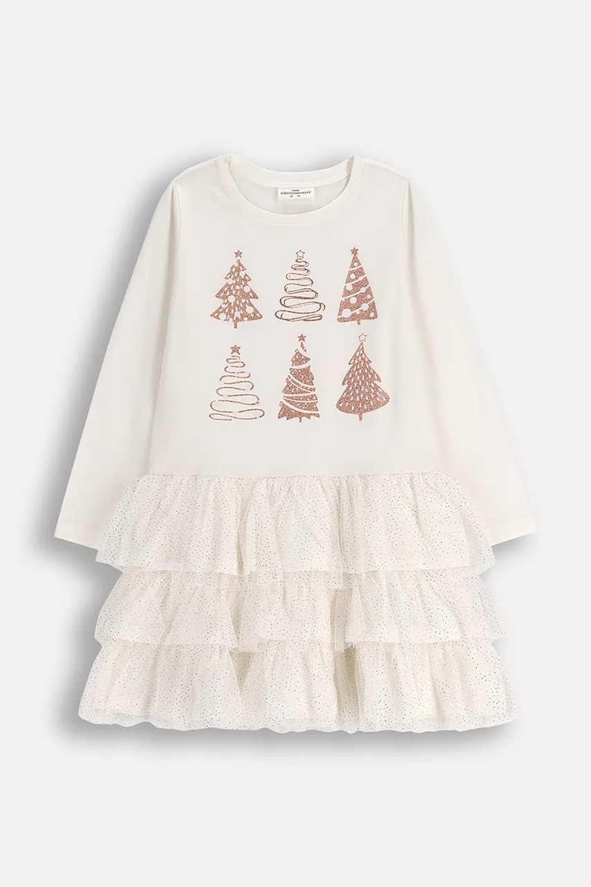 Coccodrillo rochie de bumbac pentru copii