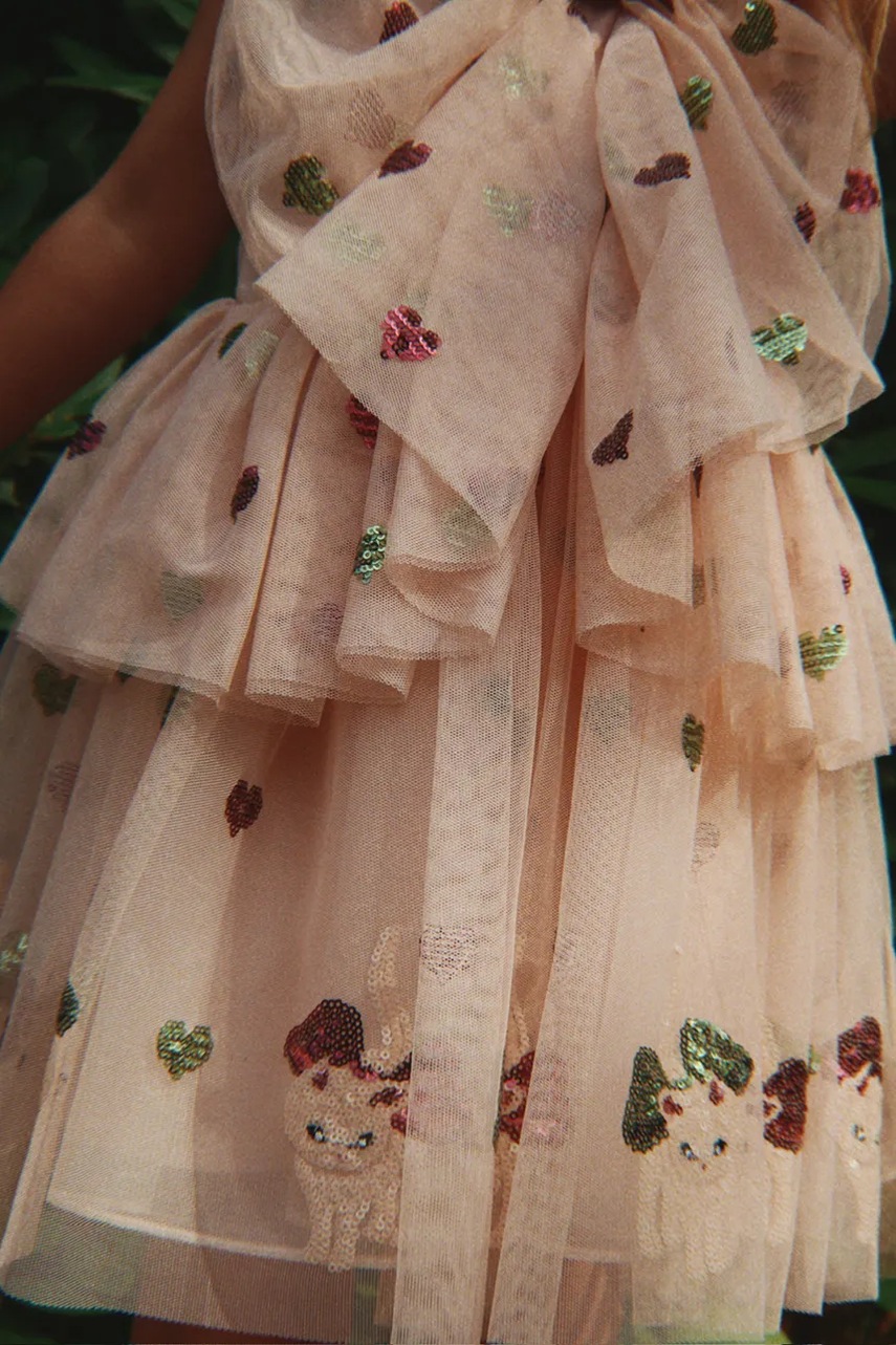 Dívčí šaty Konges Sløjd YVONNE BOW DRESS (obrázek 9)