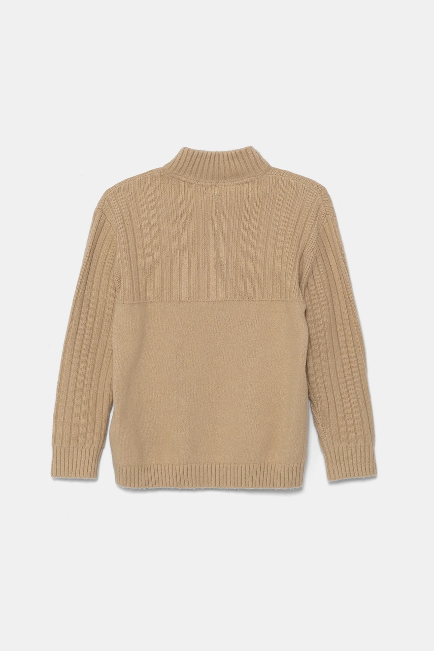 Детский свитер Calvin Klein Jeans цвет бежевый лёгкое IB0IB02519 Детский свитер Calvin Klein Jeans цвет бежевый лёгкое IB0IB02519