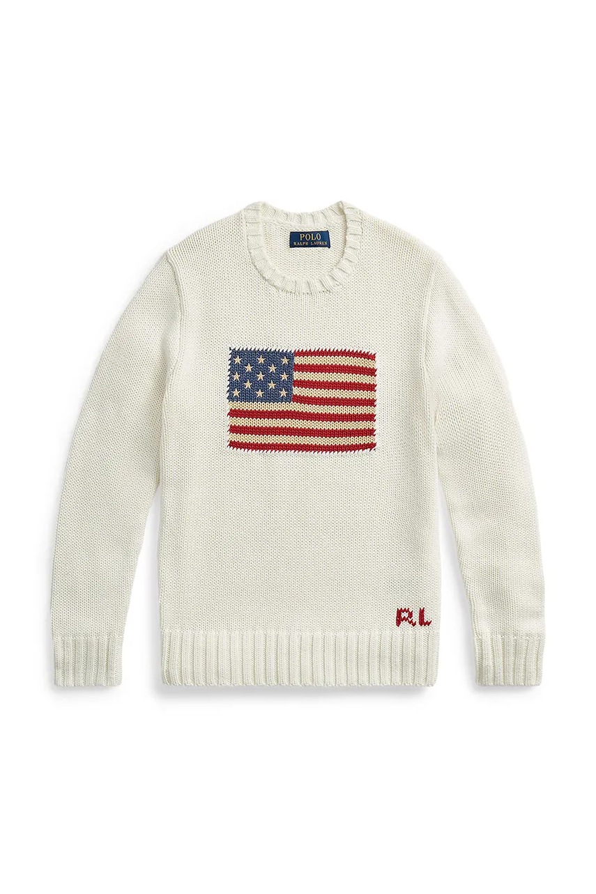 Свитер Polo Ralph Lauren цвет белый 323668285006