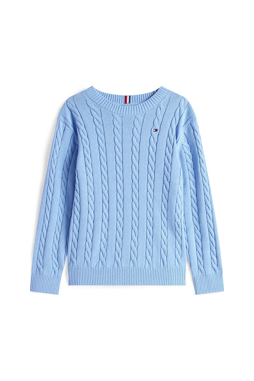 Детский хлопковый свитер Tommy Hilfiger KB0KB09753