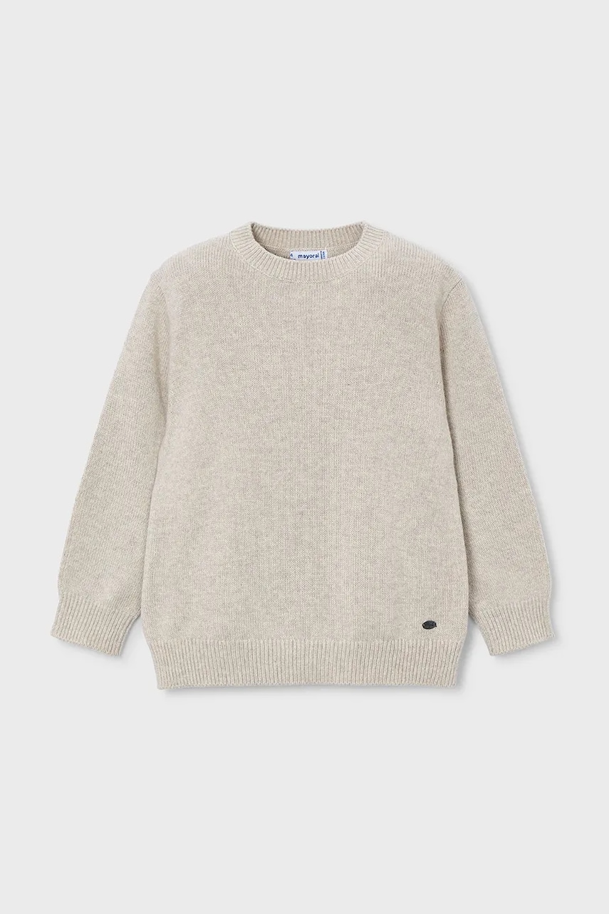 Mayoral pulover de bumbac pentru copii culoarea verde, light, 311