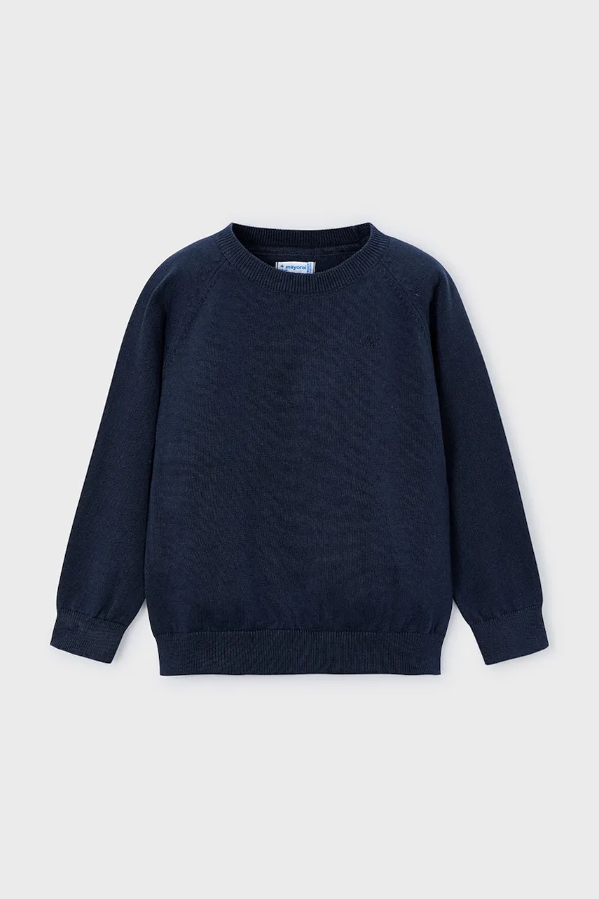 Mayoral pulover de bumbac pentru copii culoarea bleumarin, 323