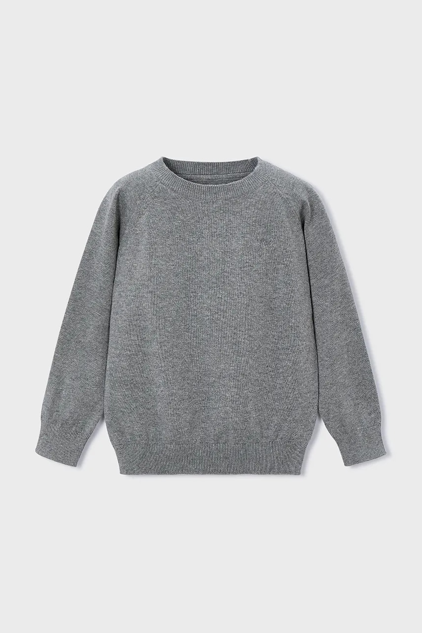 Mayoral pulover de bumbac pentru copii culoarea gri, 323