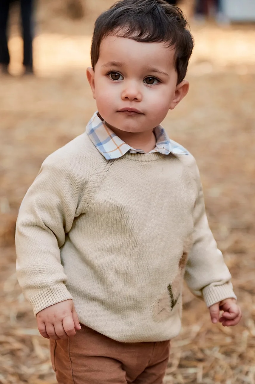 Mayoral pulover pentru copii din amestec de lână culoarea bej, light, 2345 Mayoral pulover pentru copii din amestec de lână culoarea bej, light, 2345