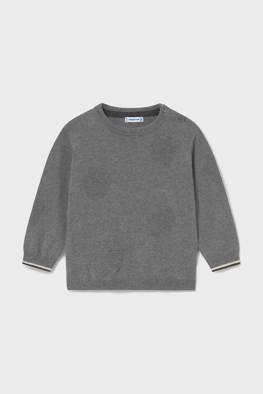 Mayoral pulover bebe culoarea gri, 2347 Mayoral pulover bebe culoarea gri, 2347