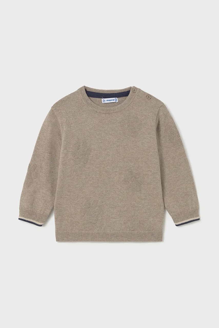 Mayoral pulover bebe culoarea maro, 2347 Mayoral pulover bebe culoarea maro, 2347