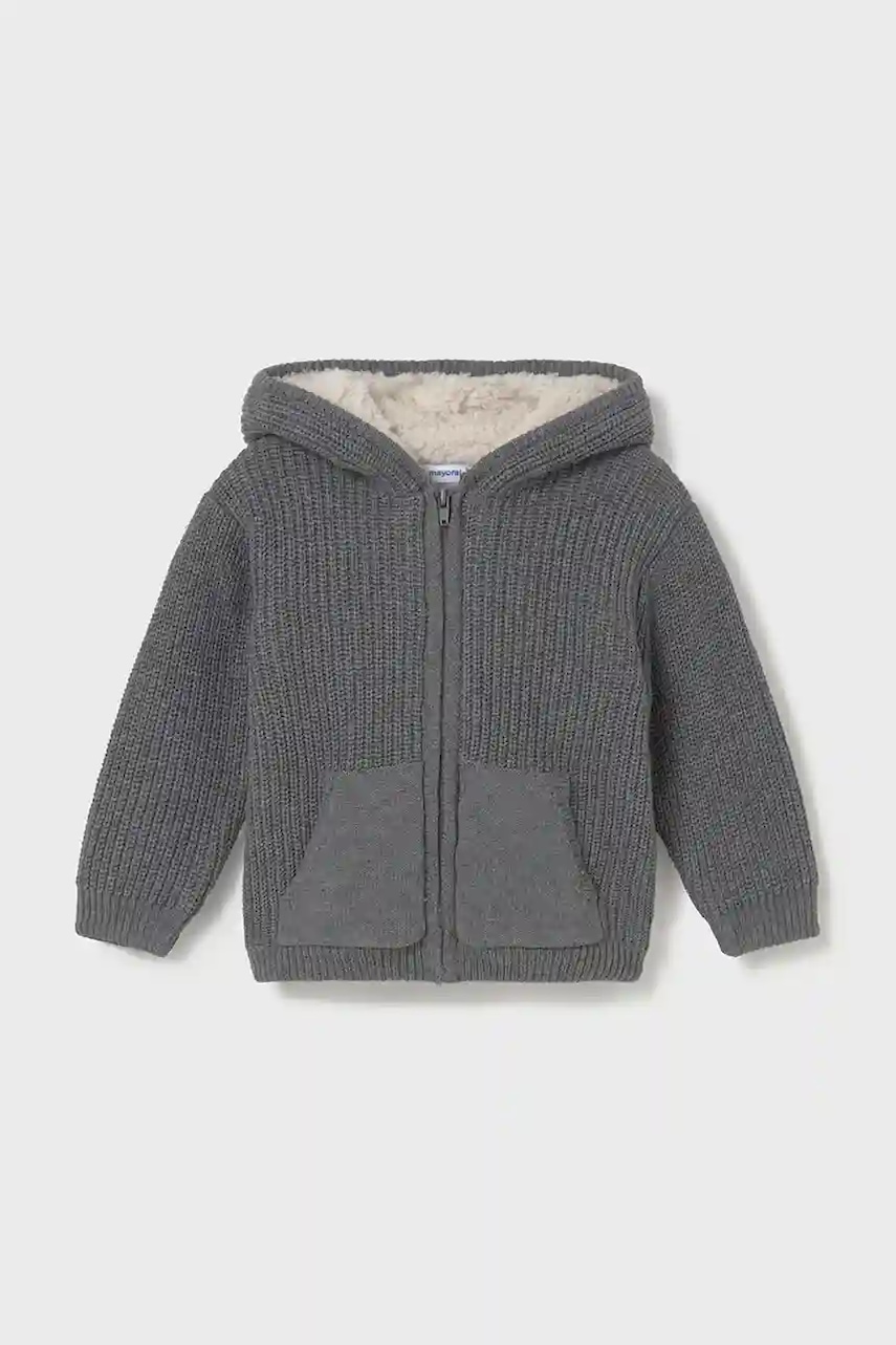 Mayoral pulover bebe culoarea gri, 2350 Mayoral pulover bebe culoarea gri, 2350