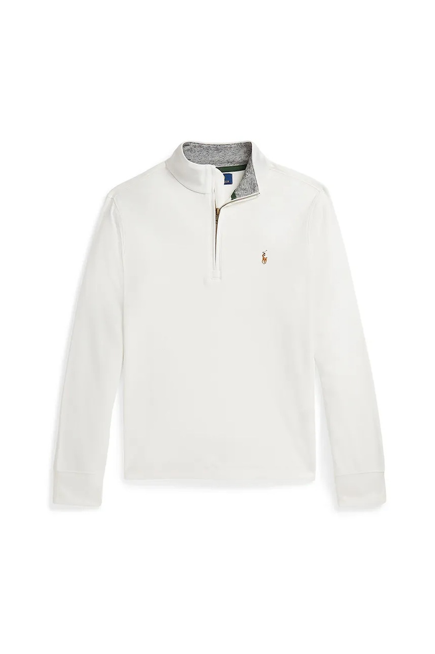 Levně Dětský bavlněný svetr Polo Ralph Lauren béžová barva, 323981279002