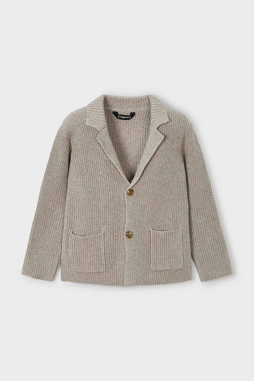 Mayoral cardigan copii culoarea bej, light, 4412